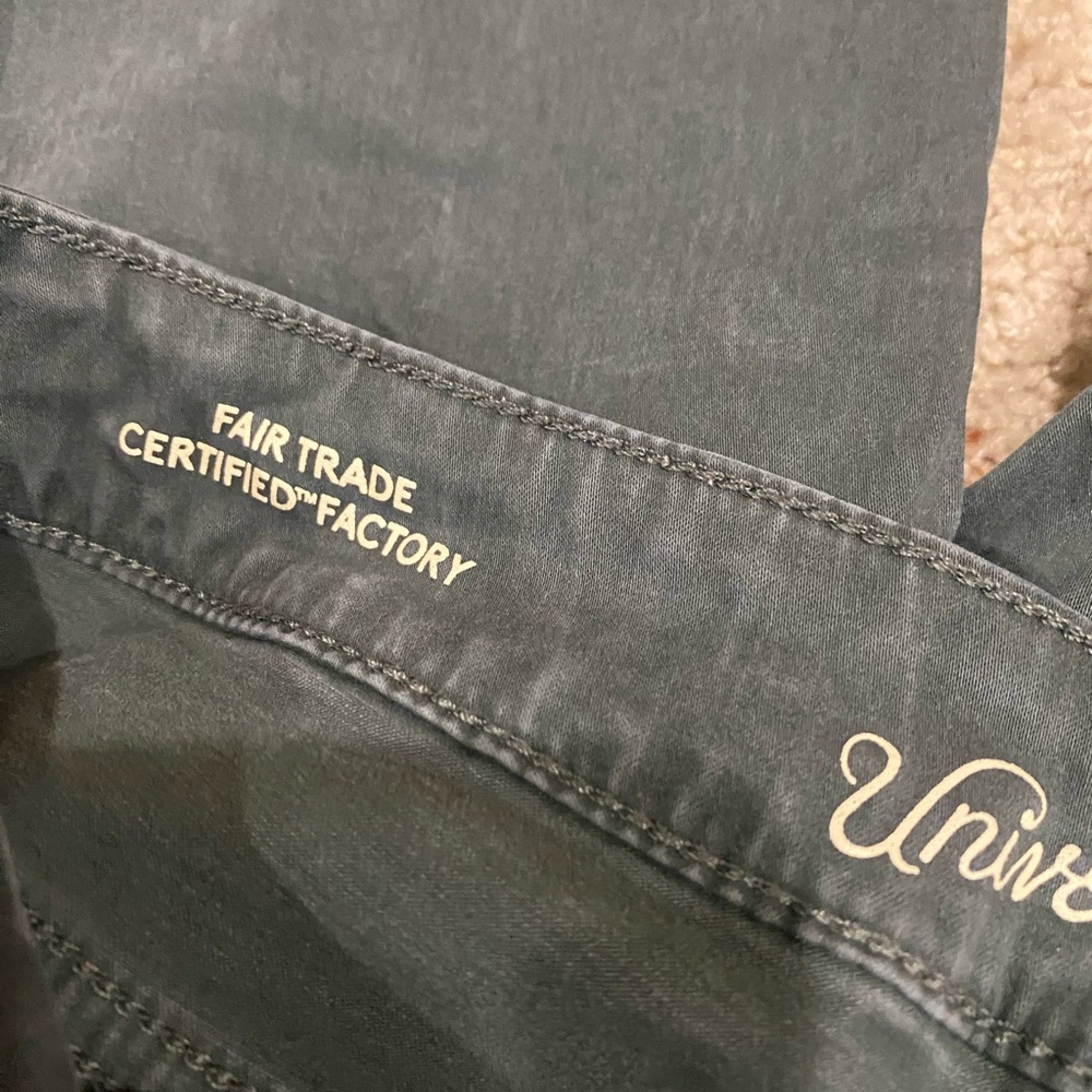 Universal Thread Mid Rise Skinny Jeans Women’s 2 26R Olive Green Button Fly 0173 - Picture 6 of 9